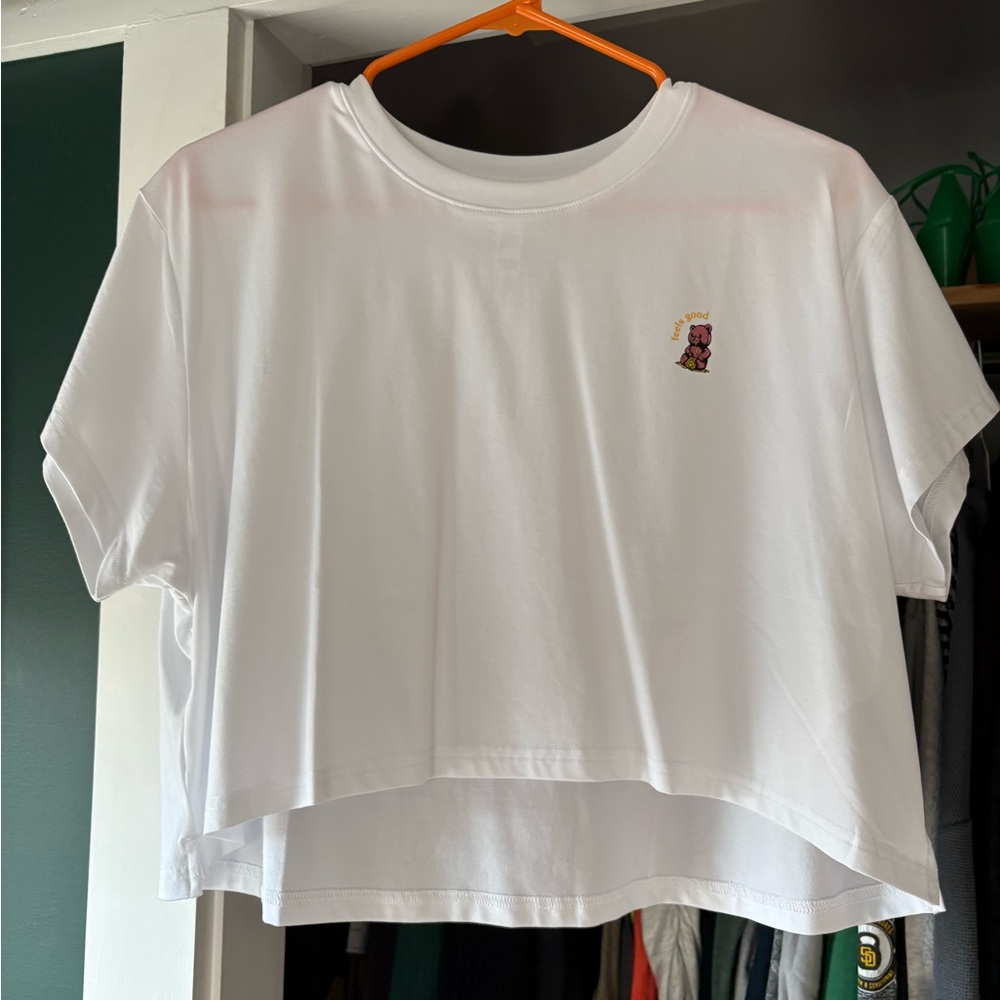 White Women's Crop Top